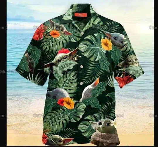 Discover Baby Yoda Movies Star Wars 2 Hawaiian Shirt