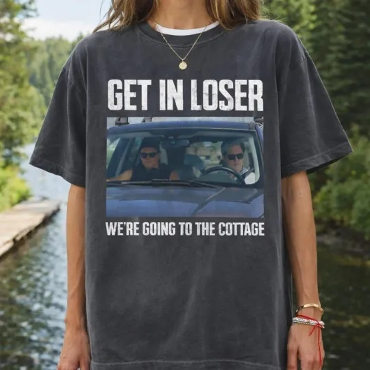 Discover Get In Loser We're Going To The Cottage T-Shirt, Heated Rivalry Inspired Shirt