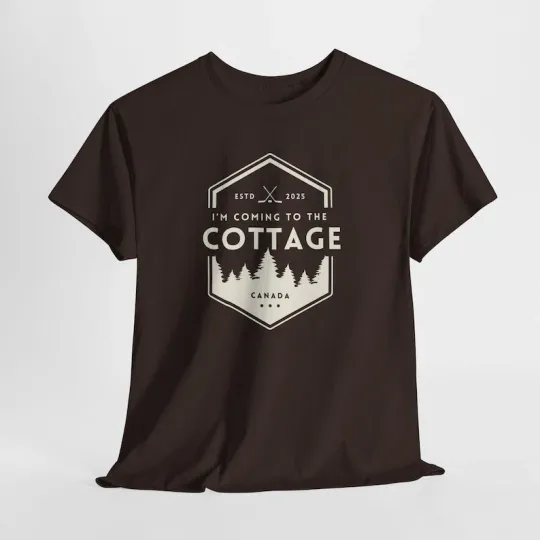 Discover Coming to the cottage cotton shirt, Cozy cabin, Heated Rivalry shirt, funny Tee