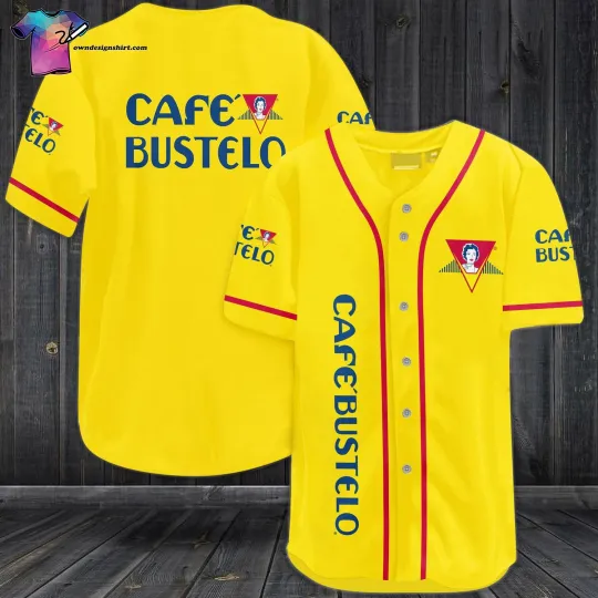 Cafe Bustelo All Over Print Baseball Jersey