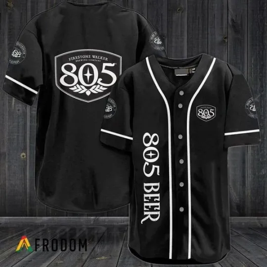 Discover Black 805 Beer Baseball Jersey Sunny Shirt
