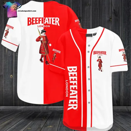 Discover Beefeater Gin All Over Print Baseball Jersey Sunny Shirt