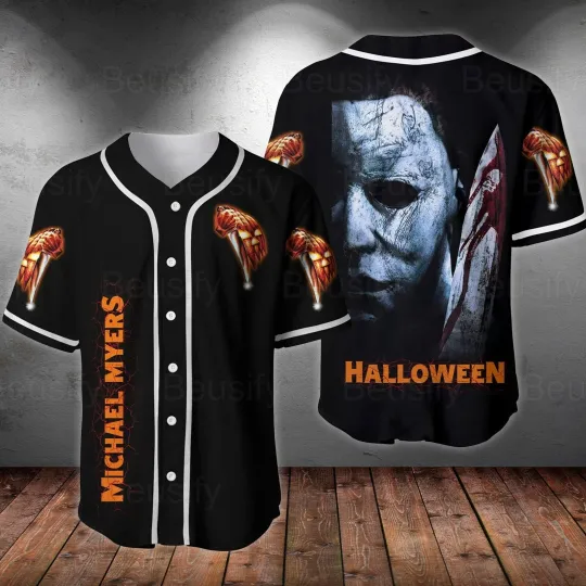 Michael Myers Horror Movie Baseball Jersey Shirt
