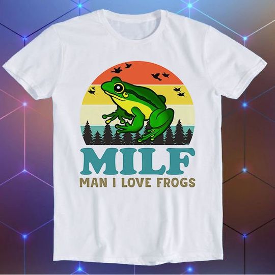 Discover Frog Man I Love Frogs Animal Nature Meme Movie Music Cool Funny Gift T Shirt