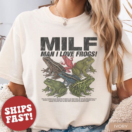 Discover Comfort Colors Man I Love Frogs Shirt, Frog Meme TShirt, Amphibian Tee
