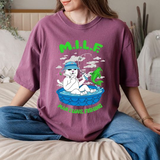 Discover Man I Love Fishing T-Shirt, Meme Frog Shirt, Vintage Style Unisex Shirt, Offensive Unisex Tee