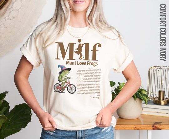 Discover Man I Love Frogs T-Shirt, Meme Frog Shirt, Vintage Style Unisex T-Shirt