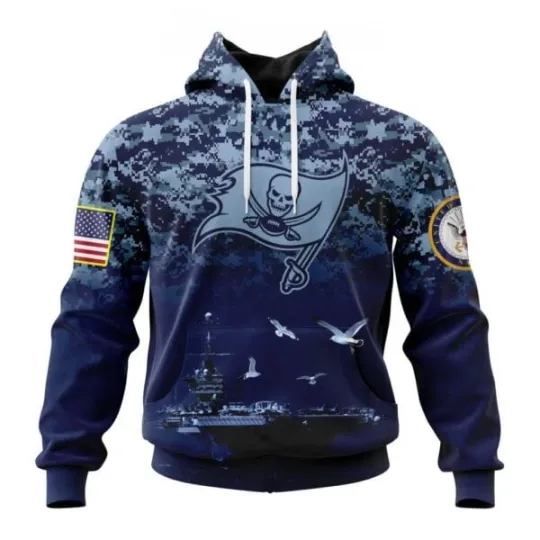 Tampa Bay Football Team Buccaneerss | Honor US Navy Veterans Hoodies