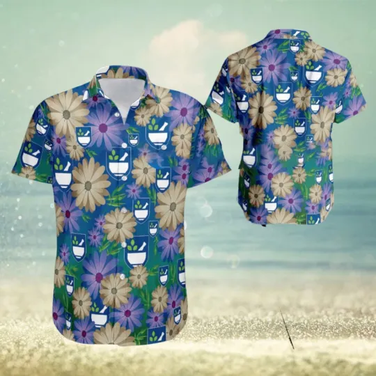Discover Rite Aid Flower Hawaiian Shirt For Beach