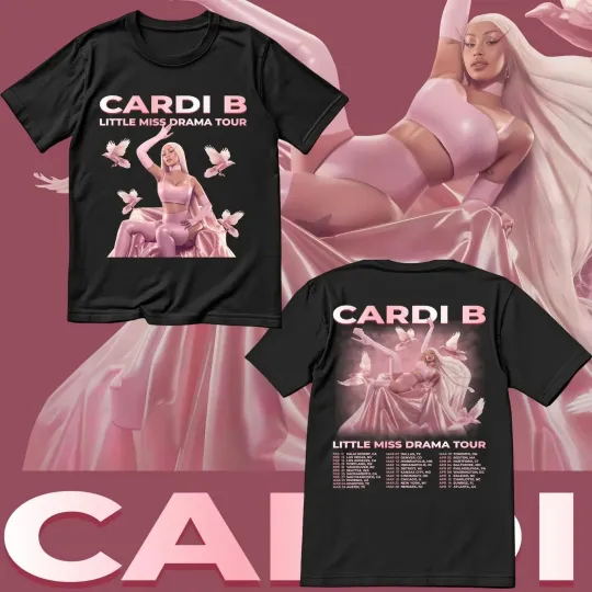 Discover Cardi B Am I the Drama Tour T-shirt
