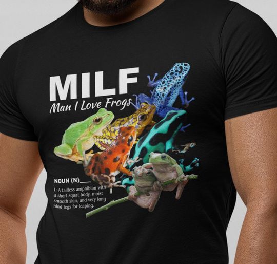 Man I Love Frogs T-Shirt, Frog Shirt, Unisex Tee, Frog Lover, Gift, Dad, Mom