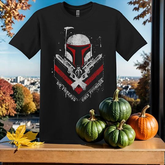Star Wars Boba Fett No Threats T-Shirt, Gift for Men Women and Kids