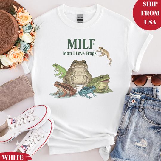 Discover Man I Love Frogs T-Shirt, Meme Frog Shirt, Vintage Style Unisex T-Shirt, Offensive Unisex Tee