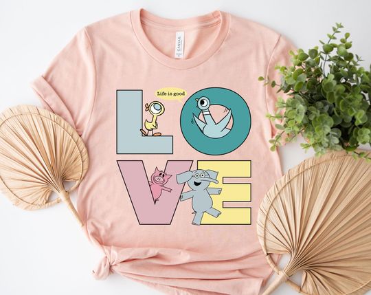 Discover Love Teacher Life Elephant and Piggie Shirt, Read More Book Shirt, Funny Piggie Elephant Pigeons Shirt