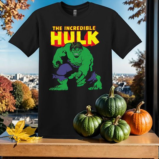 Discover Marvel Classic The Incredible T-Shirt Tshirt T Shirt Hoodie Unisex Men Women Kids (S-5XL) | Gildan Top for Boys & Girls SY503