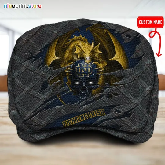 Discover ND Team Fighting Irish Jeff Cap Fighting Irish Driver Cap Camo Hat