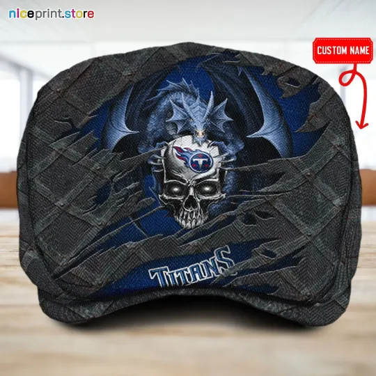 Discover Tennessee Team Titans Jeff Cap Titans Driver Cap football Golf Cap football Flat Cap