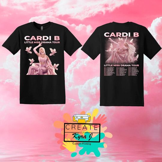 Discover Cardi B Little Miss Drama Tour 2026 Fan Tee