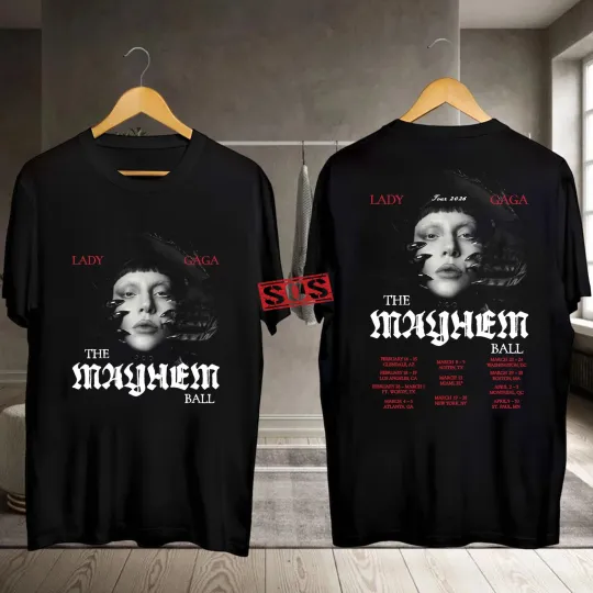 Discover Ld ga Tour 2026 Shirt, Ld ga Graphic Shirt, The Mayhem Ball Tour T-shirt