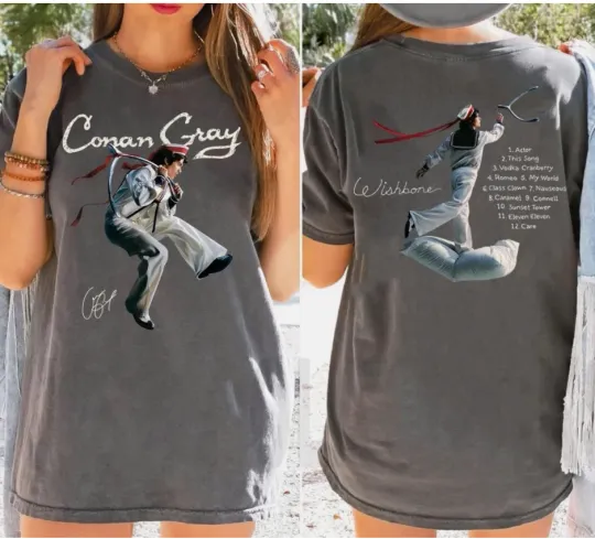 Conan Gray Shirt, Conan Gray Wishbone World Tour 2026 T-shirt