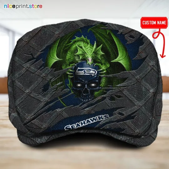 Seattle Team Seahawksss Jeff Cap Seahawks Driver Cap football Golf Cap football Flat Cap