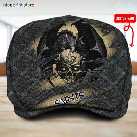 Discover New Orleans Team Saints Jeff Cap Driver Cap football Golf Cap football Flat Cap