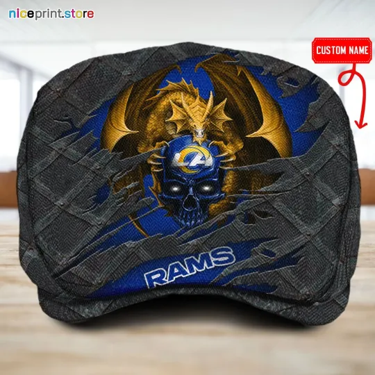 Discover Los Angeles Team Ramss Jeff Cap Rams Driver Cap football Golf Cap football Flat Cap for Men