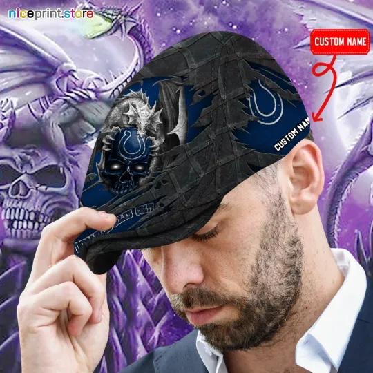 Discover Indianapolis Team Coltss Jeff Cap Colts Driver Cap football Golf Cap football Flat Cap