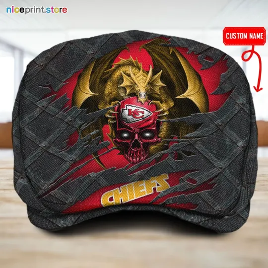 Discover Kansas City Team Chiefss Jeff Cap Chiefs Driver Cap football Golf Cap football Flat Cap