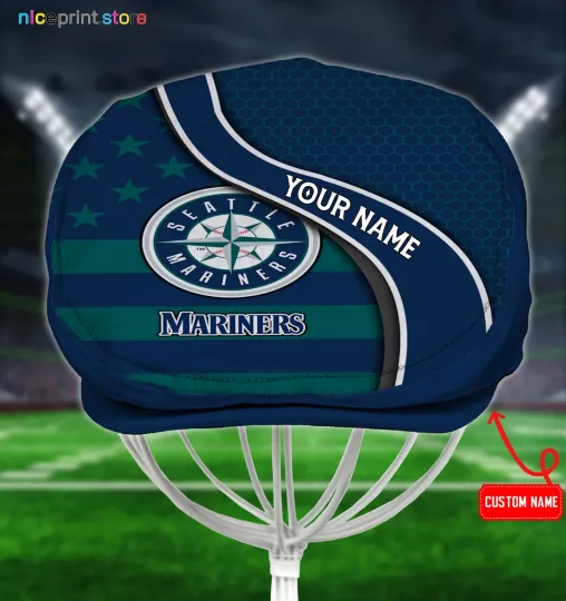 Discover Seattle Baseball Team Mariners Jeff Cap Driving Cap Flat Cap Golf Cap