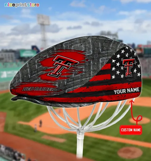 Discover Texas Tech Team Red Raiders Jeff Cap Newsboy Cap Flat Cap Driving Cap