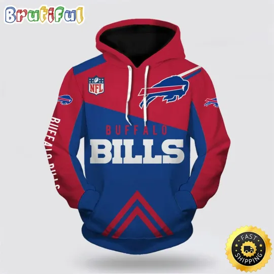 Discover Personalized Buffalo Football Billss Team Hoodie Lightweight Adults S-5XL