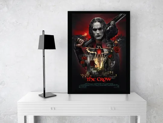 Discover The Crow Movie Poster, Premium Matte Vertical Poster for Home & Living