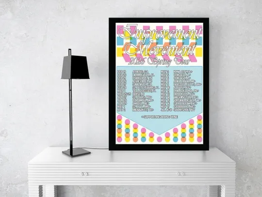 Discover Improvement Movement Spring Tour 2026 Vertical Poster
