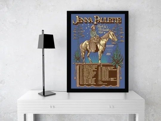 Discover Jenna Paulette Jumps Back in the Saddle Poster 2026 Deluxe Album
