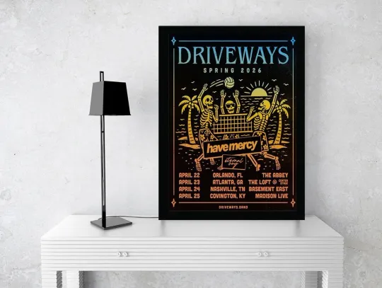 Discover Driveways Spring Tour Poster April 2026