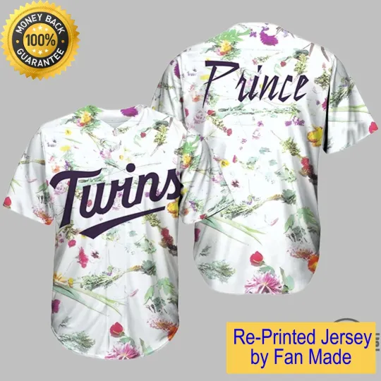 Discover *Special* Twins Prince Night Giveaway 2025 Custom Baseball J.sey