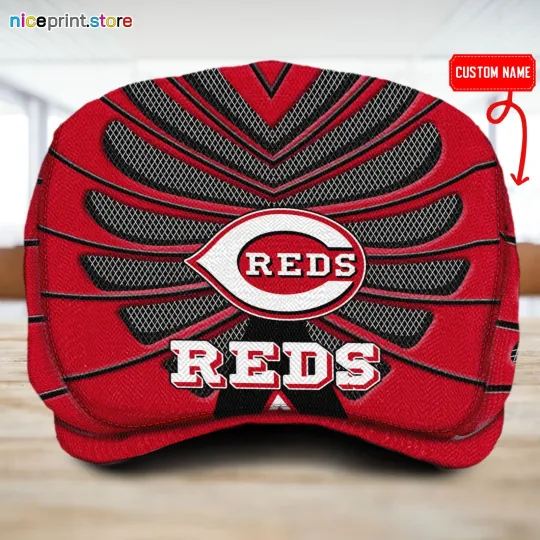 Discover Cincinnati Team Reds Jeff Cap MLB Jeff Cap Driving Cap Golf Cap Flat Cap26