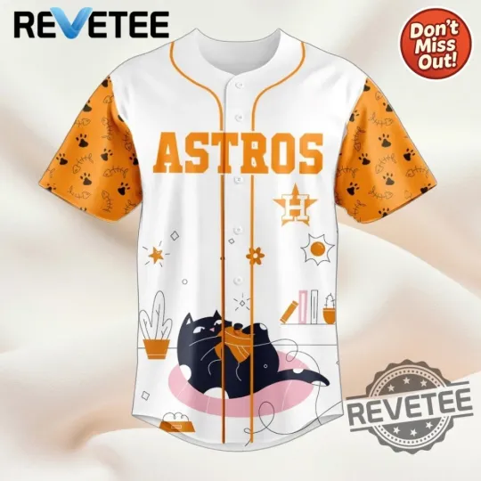Discover *Special* Astros International Cat Day Jersey Giveaway 2025 - All Size