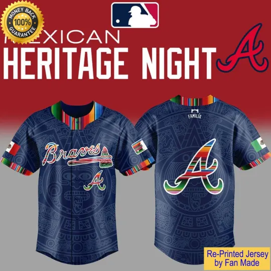 Discover Braves Mexican Heritage Night 2025 Jersey