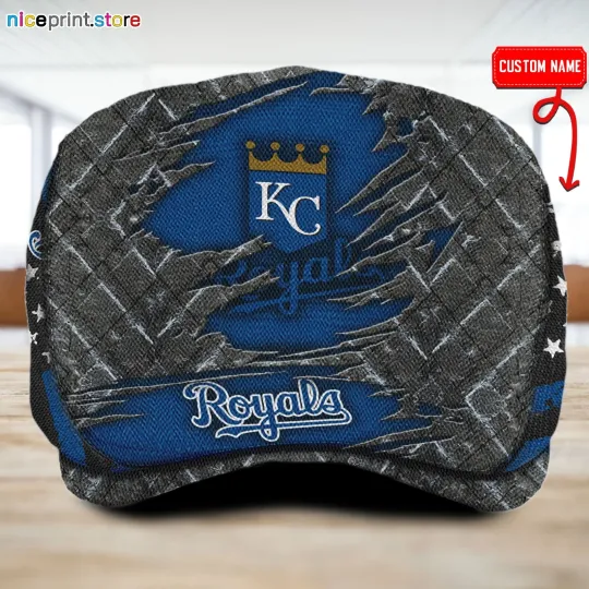 Discover Kansas City Team Royals Jeff Cap Custom Jeff Cap Driving Cap Golf Cap