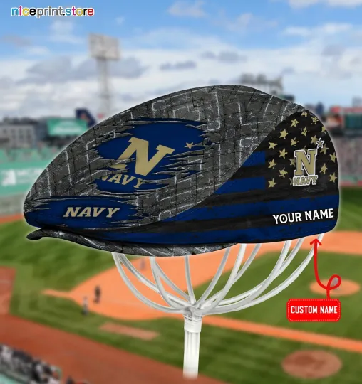 Discover Navy Team Midshipmen Jeff Cap Newsboy Cap Golf Driving Hat for Men