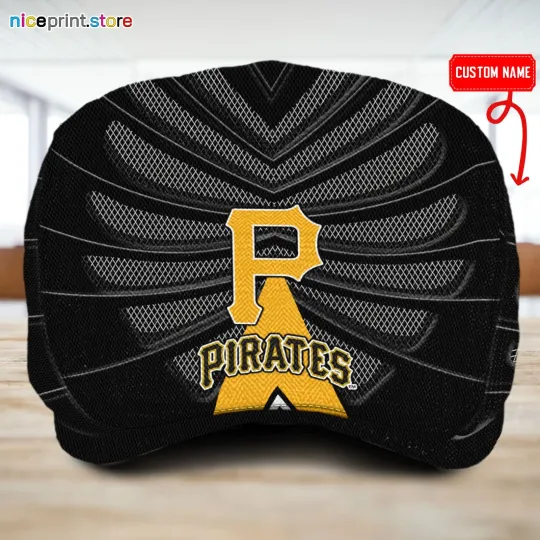 Discover Pittsburg Team Pirate Jeff Cap Jeff Cap Driving Cap Golf Cap Flat Cap