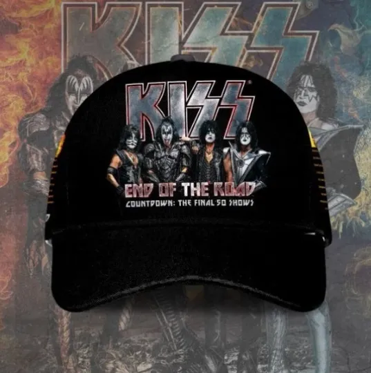Discover Kiss Since 1973 Band Rock And Roll Classic Cap Gift For Fan