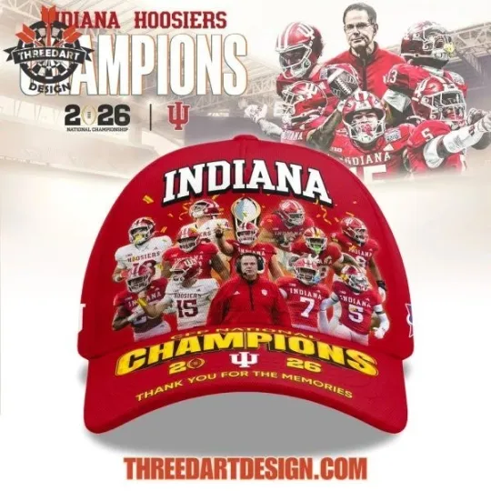 Discover Indiana Hoosiers 2026 National Championship Classic Cap
