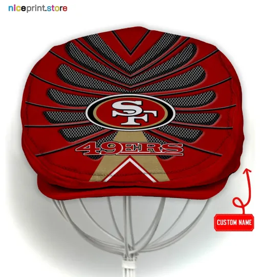 Discover San*Francisco Team 49er*s Jeff Cap NewsboyCap Flat Golf Driving Hat for Men