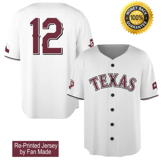 Custom Number - Rangers TX AM University Night Jersey Giveaway