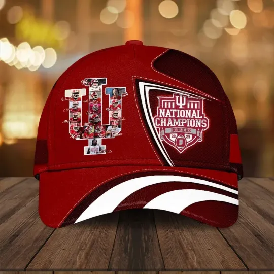 Discover Hoosiers Football 2025 National Champions Classic Cap