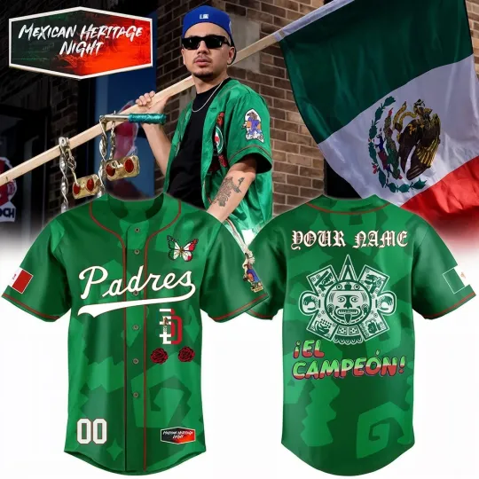 Discover San Dieeggo Mexican American Heritage Night Custom Jersey