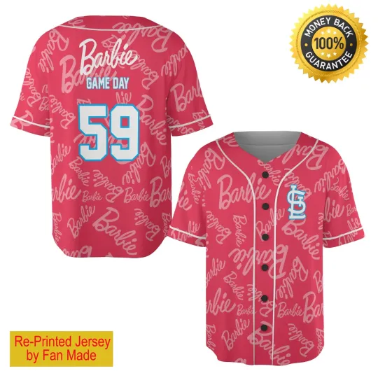 Cardinals x Barbie Game Day Jersey Giveaway 2025 - All Size